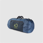 The Lifestyle Co x Discovery Adventures Unisex Navy Blue Brand Logo Print Duffel Bag